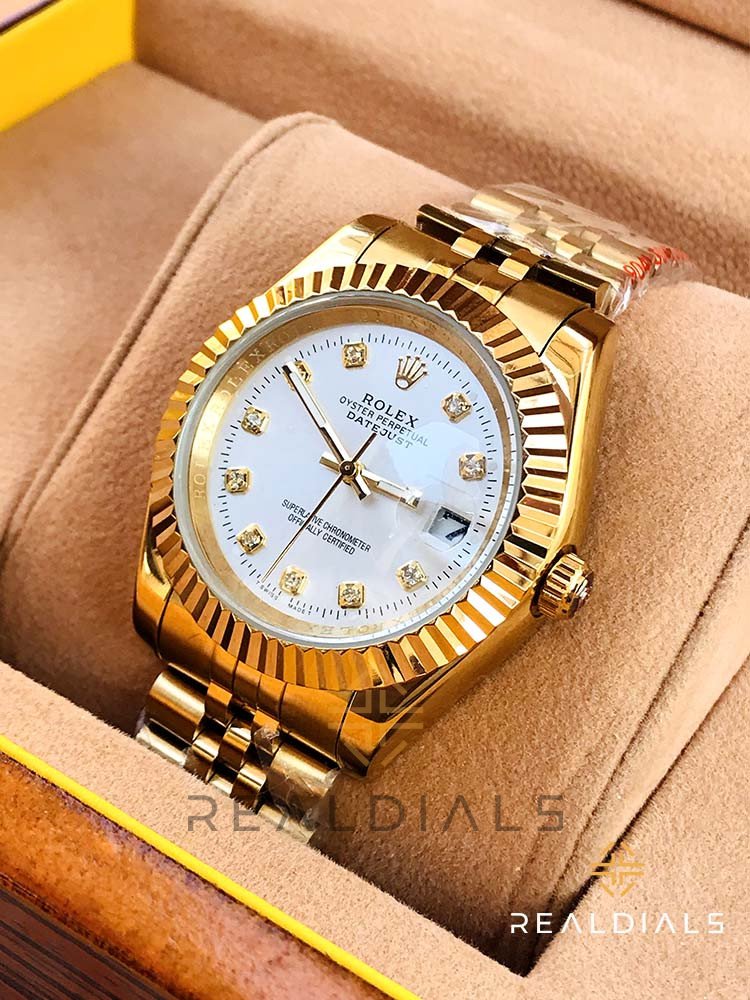 RLX Premium Quality Gold Texture Date Just