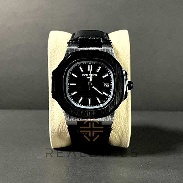 PP-Nautilluss Perimum Quality Black Dial With Masterlock.